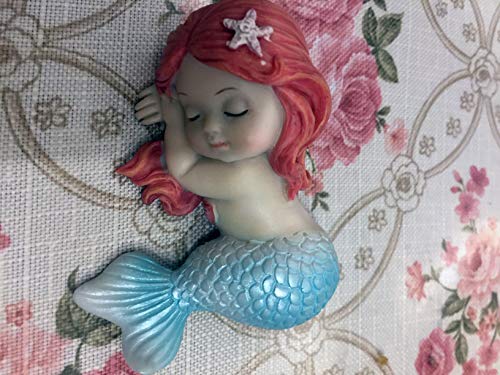 Sleeping Mermaid Miniature Fairy Figurine Home Garden Decro Aquarium Fish Tank 