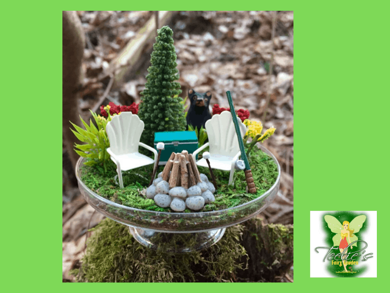 Miniature Camping Fairy Gardens