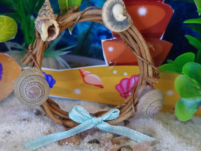 time to decorate with a beach seaside wreath