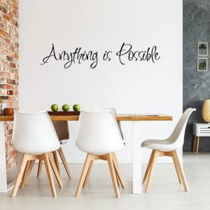 4 pieces inspirational wall decals wall quote sayings stickers