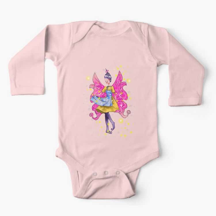 abella the apron fairy™ baby one piece