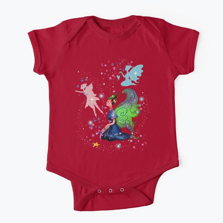 delicia the decal fairy baby one piece