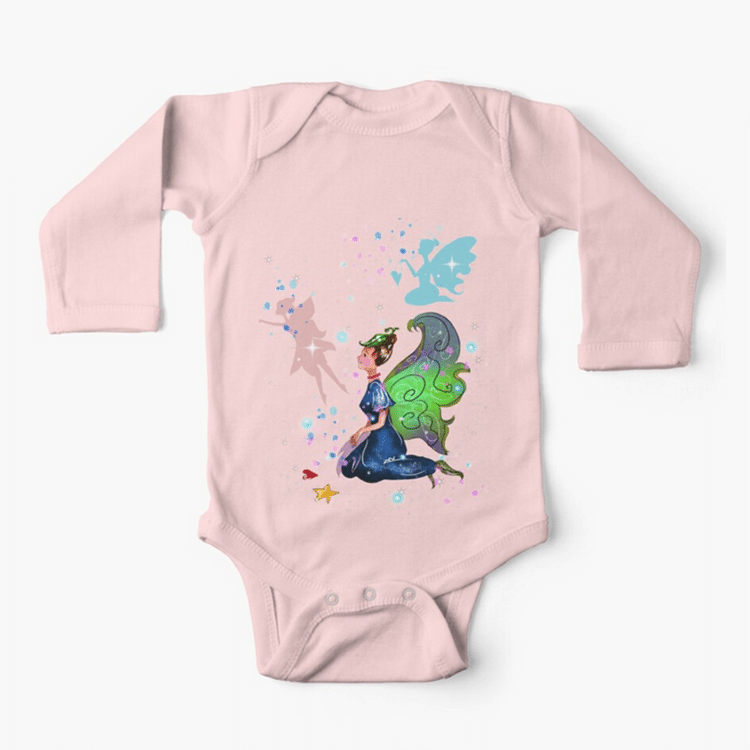 delicia the decal fairy™ baby one piece