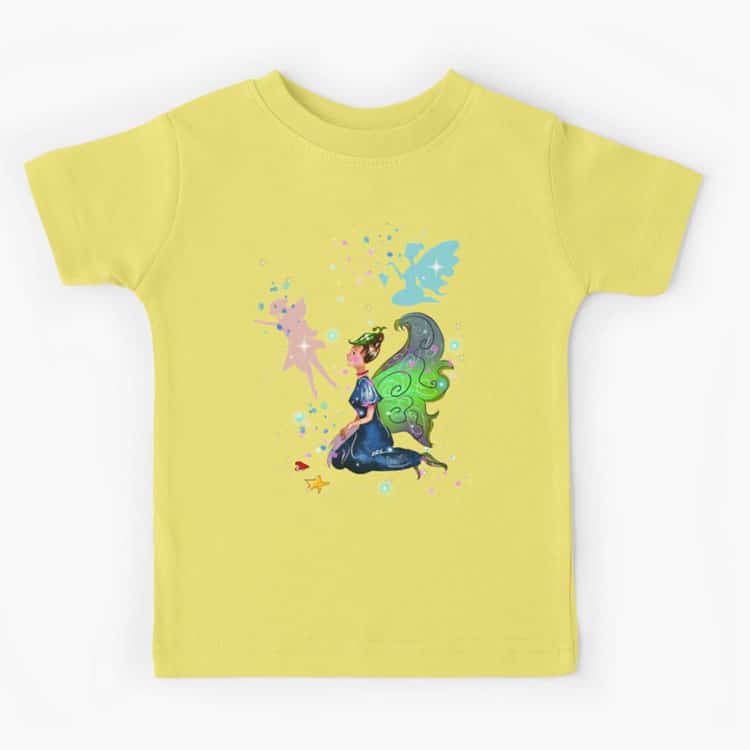 delicia the decal fairy™ kids t shirt