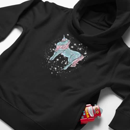 shimmer fairy baby hoodie